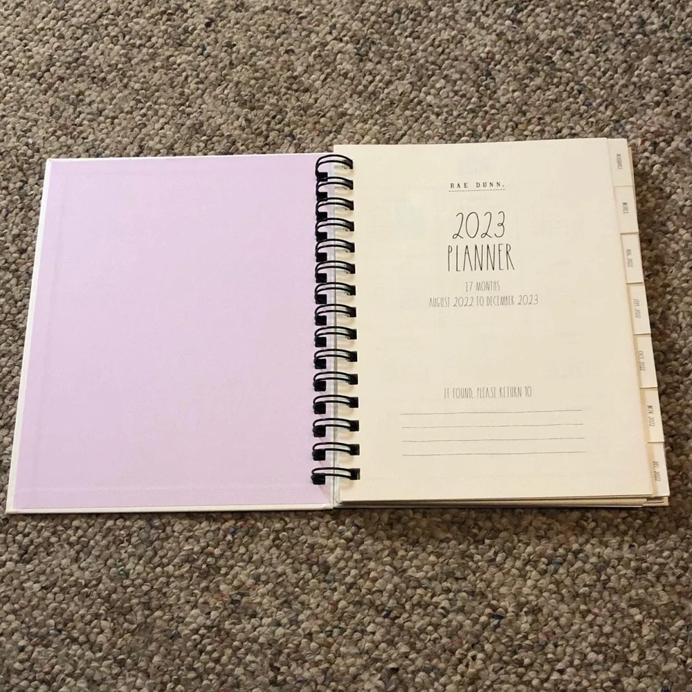 🆕 Rae Dunn PLANS 2023 Planner - Picture 5 of 11